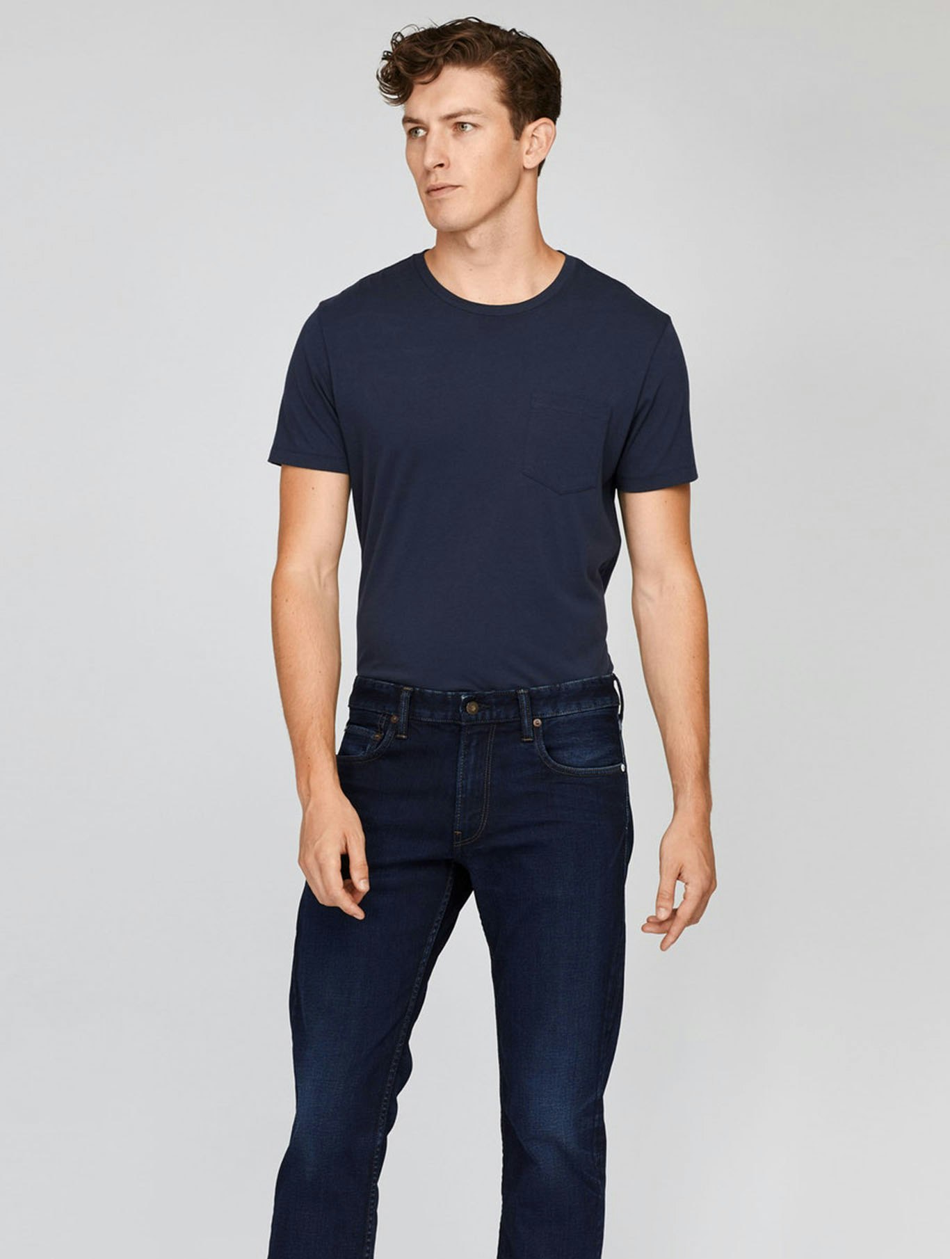 Image of man in jeans