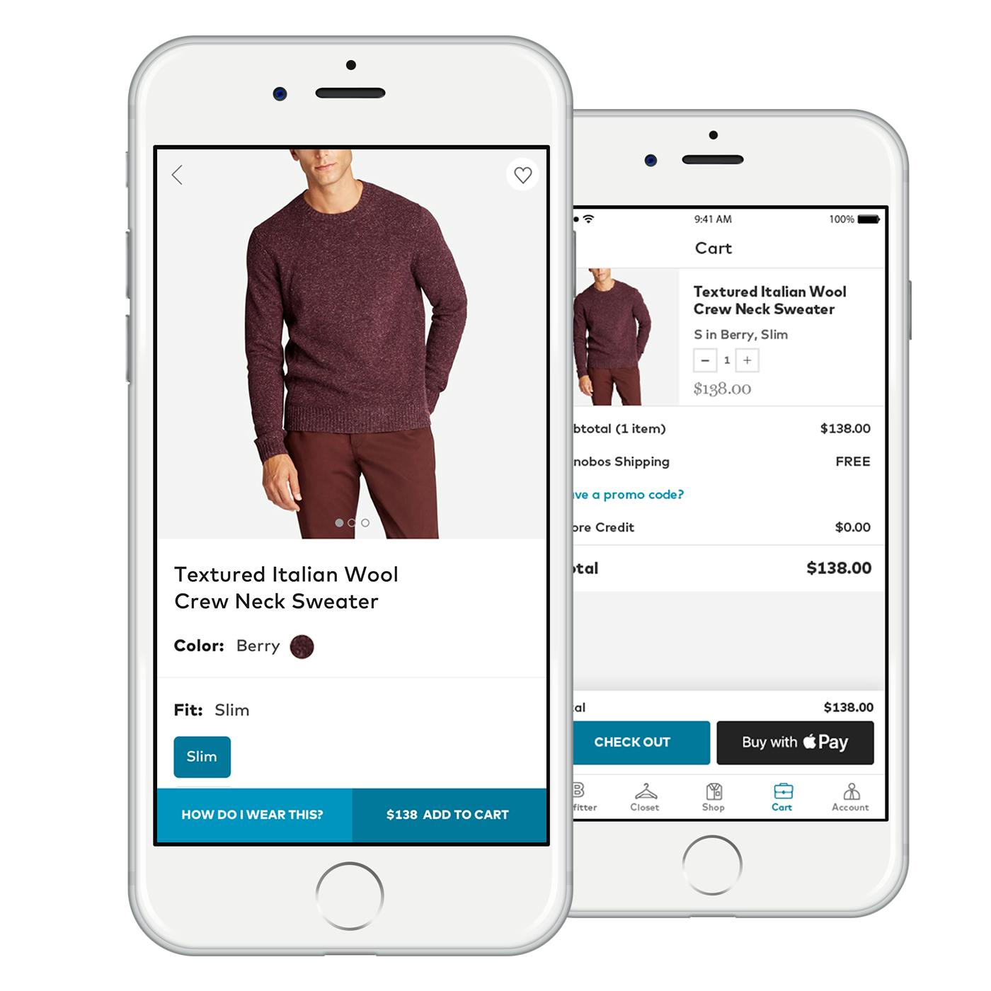 Menswear Shopping App